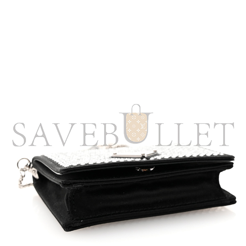 PRADA SATIN CRYSTAL METAL TRIANGLE LOGO CARD HOLDER WITH STRAP CRISTAL 1MR024 (11.5*8cm)